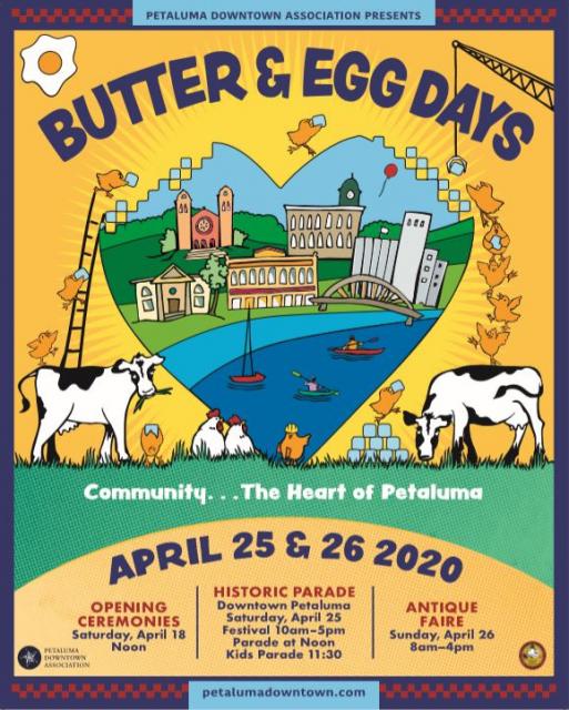 Butter & Egg Days Parade 2020 Marin Mommies