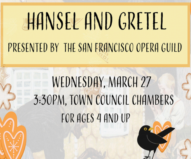 Hansel and Gretel, San Anselmo Library Marin Mommies