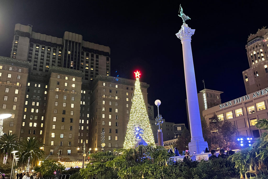 Celebrate Christmas at Union Square San Francisco - Golden Gate