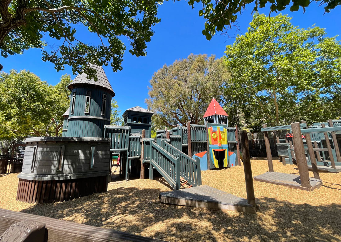 Marin Playgrounds Millennium Playground at San Anselmo Memorial Park