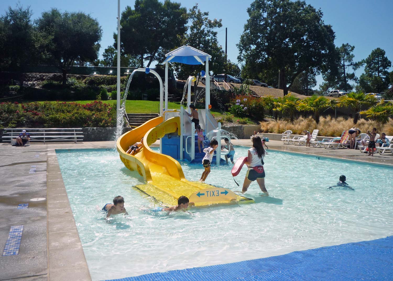 Splash, Slide, and Swim at the Hamilton Community Pool in Novato