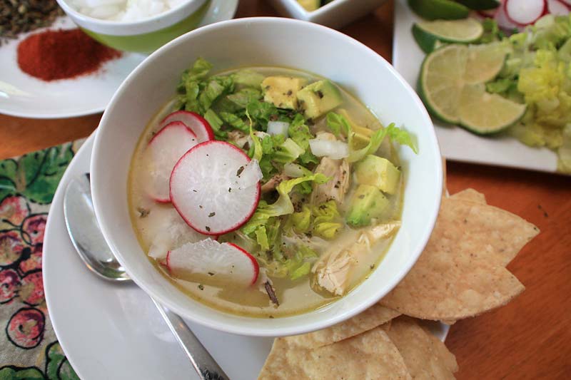 Try Pozole Verde for a summertime meal