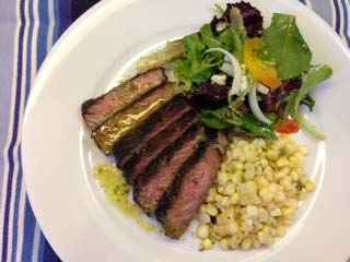 A Family That Eats Together: Mesquite Grilled Rib-Eye and Summer Corn