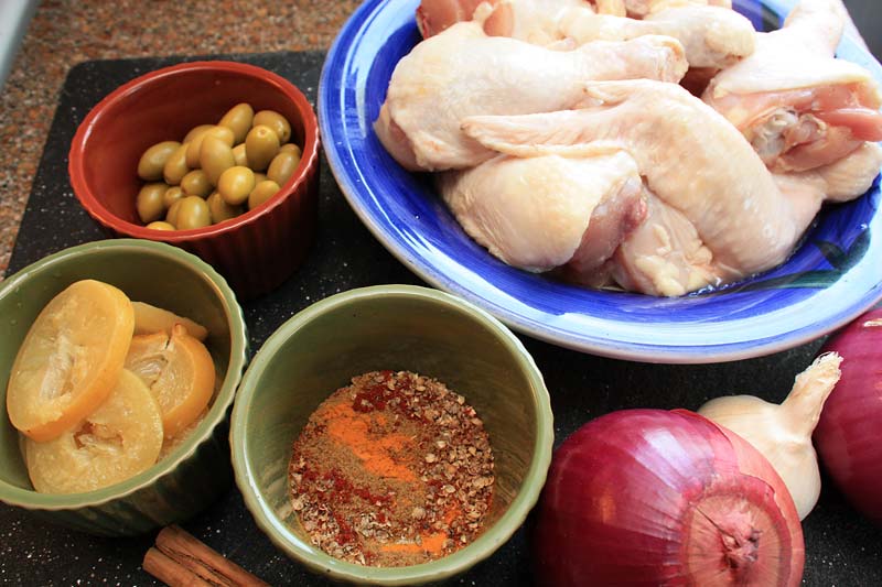 Delicious Chicken, Preserved Lemon, and Green Olive Tagine Marin Mommies