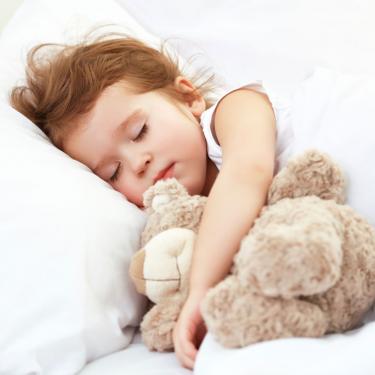 Toddler girl sleeping