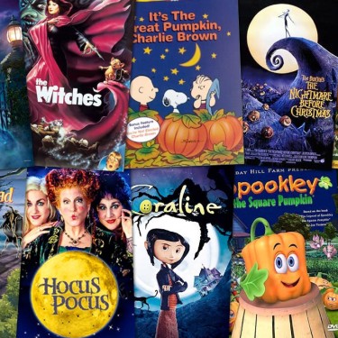 collage of Halloween movie posters