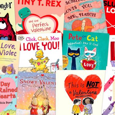 Valentine's Day Book Cover Collage