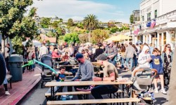 Friday Nights on Main downtown Tiburon