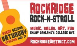 Rockridge Rock-N-Stroll  flyer with image of guitar