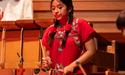 Free Family Day girl playing marimba