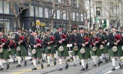 San Francisco St. Patrick's Day Parade pipers