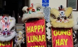 Chinese New Year Lion Dance at Larkspur Library