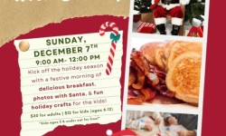 Tilden Park Golf Course breakfast with santa