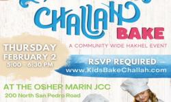 Kids Mega Challah Bake, Osher Marin JCC