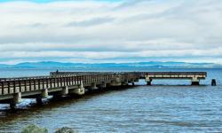 McNears Beach fishing pier San Rafael