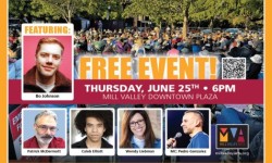 Comedy in the Plaza, Mill Valley Downtown Plaza 
