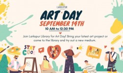 Art Day at Larkspur Library