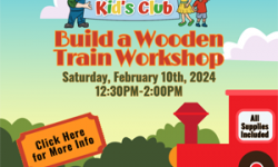 Goodie's Kid's Club: Build a Wooden Train Workshop