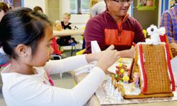 Snoopy Gingerbread Doghouse Workshops, Charles M. Schulz Museum, Santa Rosa