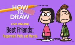 How to Draw Best Friends: Peppermint Patty and Marcie