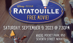 Movie at the Pocket Park: Ratatouille, Novato