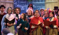 Drive thru Dickens' London carolers