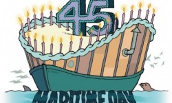 Galilee Harbor Maritime Day 45th anniversary poster.