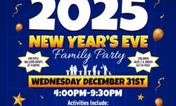 Poppy Bank Epicenter family New Year's Eve party