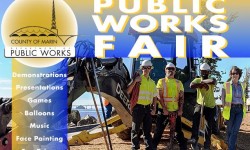 Public Works Fair banner