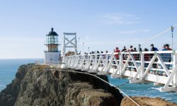 Point Bonita Lighthouse suspension bridge