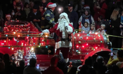 Santa on the Sonoma Plaza