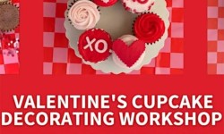  Valentine’s Day Cupcake Decorating Workshop, Marin Art & Garden Center, Ross