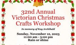 32nd annual Victorian Christmas Crafts Workshop