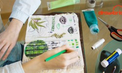 DrawBridge Crafts: Altered Books, Corte Madera Library