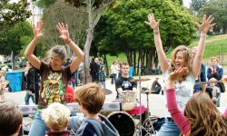 Charity from the JAMBand at Rocky Graham Park, Sausalito