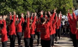 Dancers in Holiday Parade