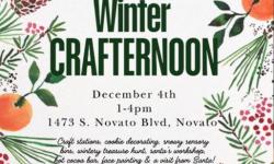 Novato Parents Nursery School 1st Annual Winter Crafternoon