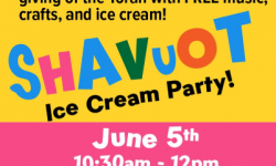 Free Shavuot Ice Cream at Osher Marin JCC.