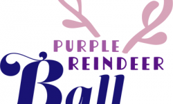 Purple Reindeer Ball