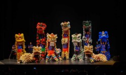 Lion dancers