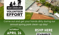 Memorial Park Spring Park Clean-Up, San Anselmo