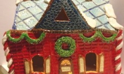 Clay Gingerbread House