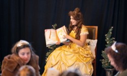 Tinsel tea with princess Belle