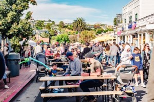 Friday Nights on Main downtown Tiburon