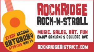 Rockridge Rock-N-Stroll  flyer with image of guitar