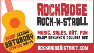 Rockridge Rock-N-Stroll flyer with image of guitar