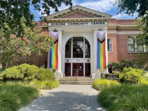 Sonoma Community Center view of entrance