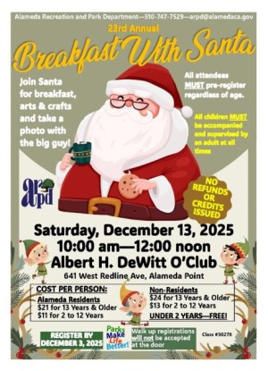 Alameda Breakfast with Santa