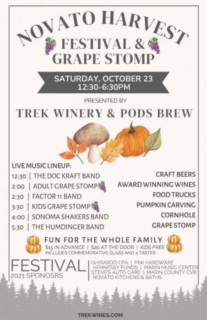 Novato Harvest Festival flyer