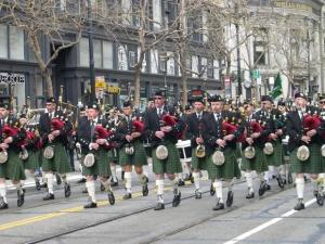 San Francisco St. Patrick's Day Parade pipers